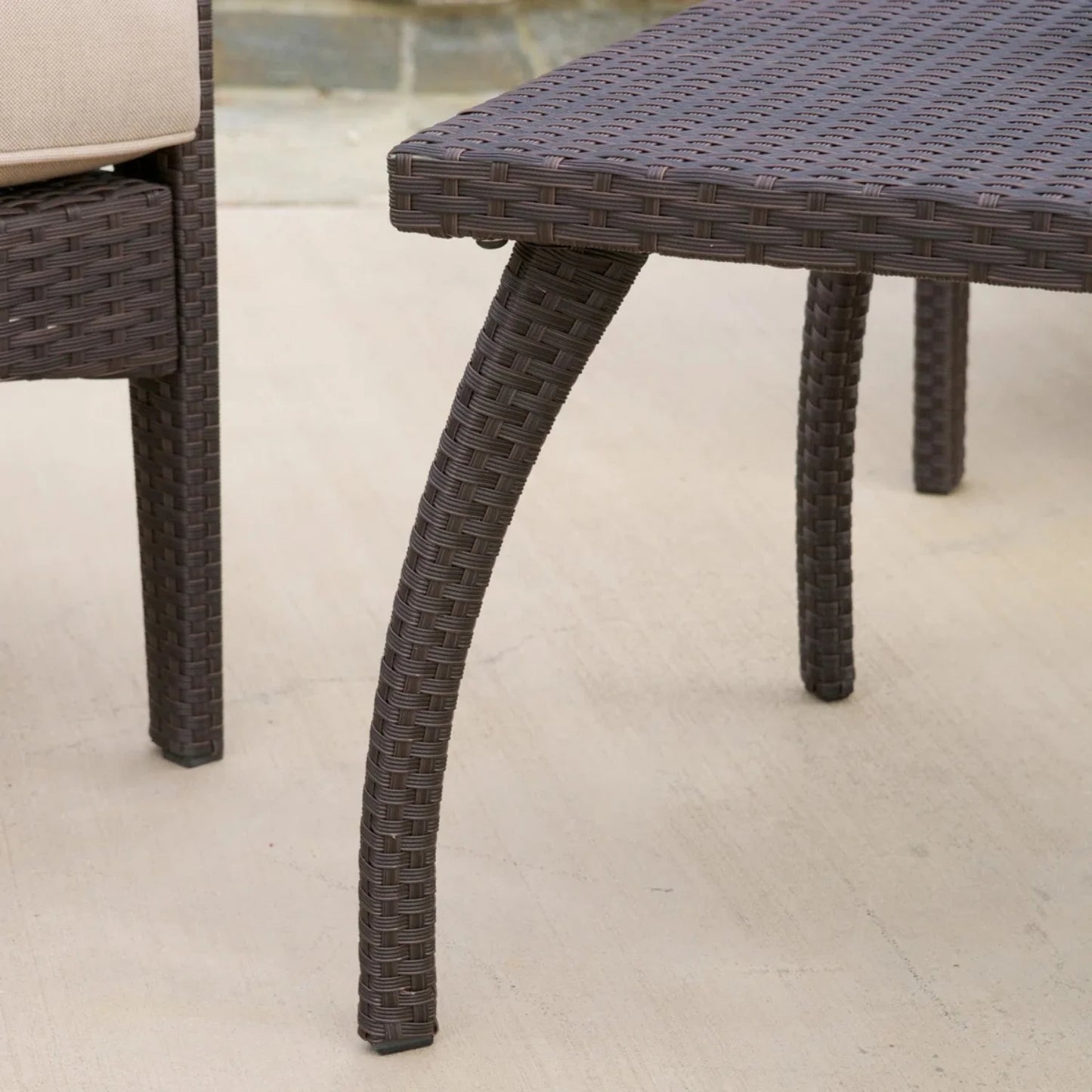 Qiao 4 Pieces Patio Furniture Set, Outdoor Sectional Sofa