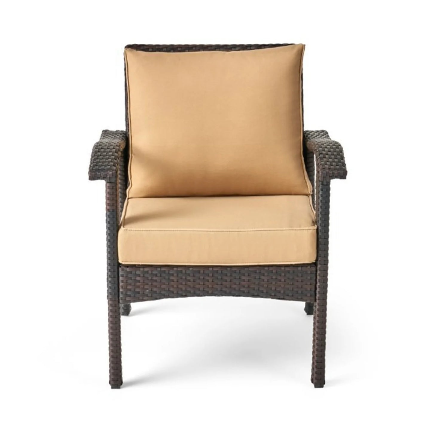 Yoko Brown 8 Seater Outdoor Wicker Conversation Set