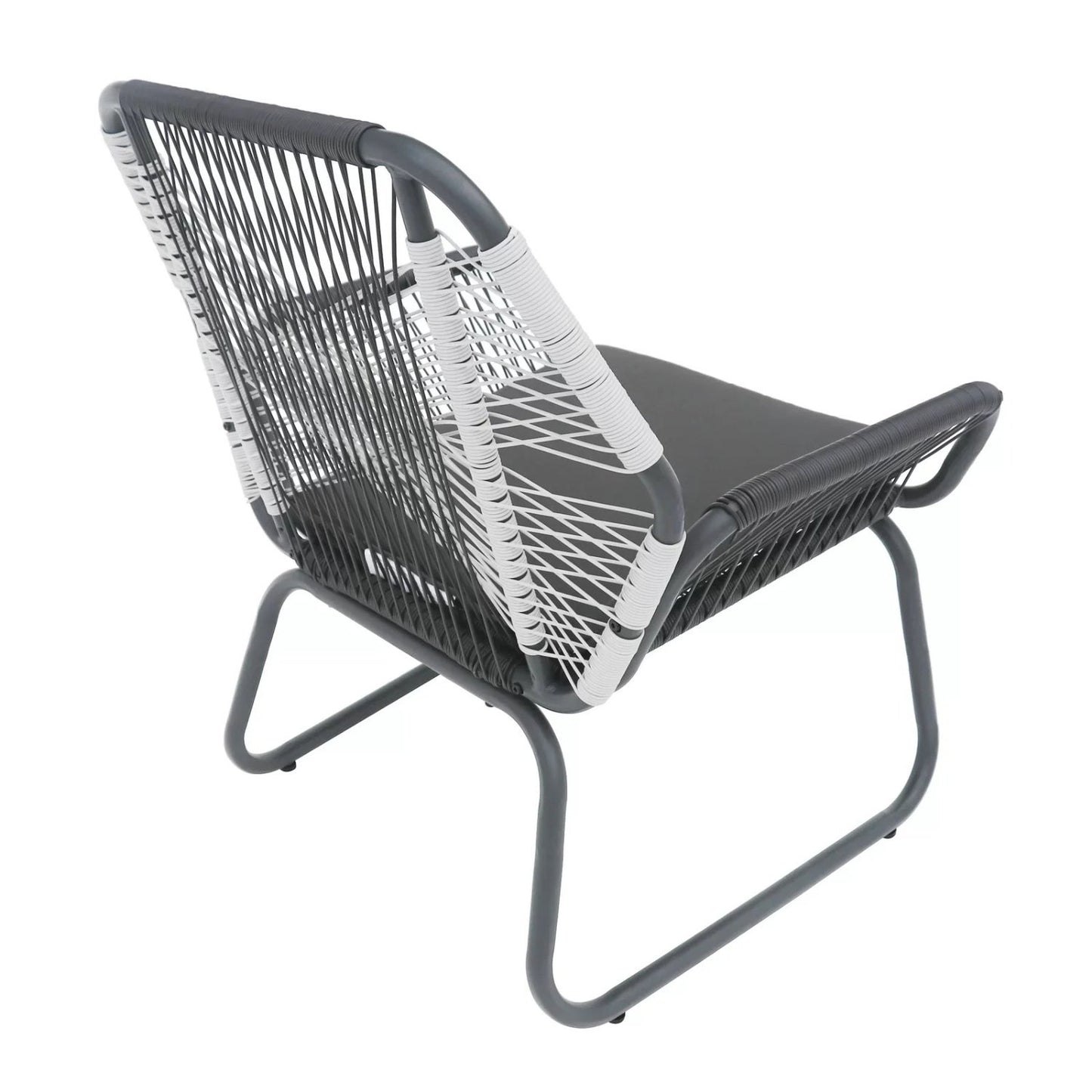 Elara Outdoor Rope Double Tone 3-Piece Patio Set