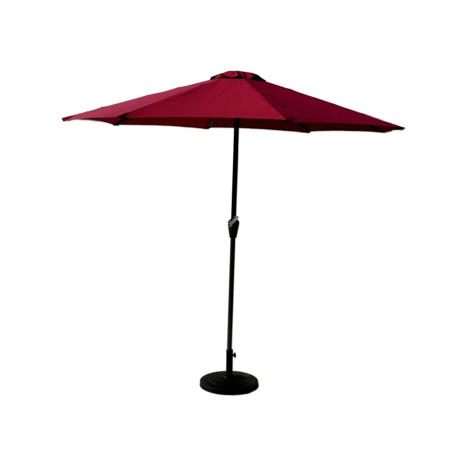 Akua 9ft Red Color Outdoor Patio Umbrella with Centre Pole