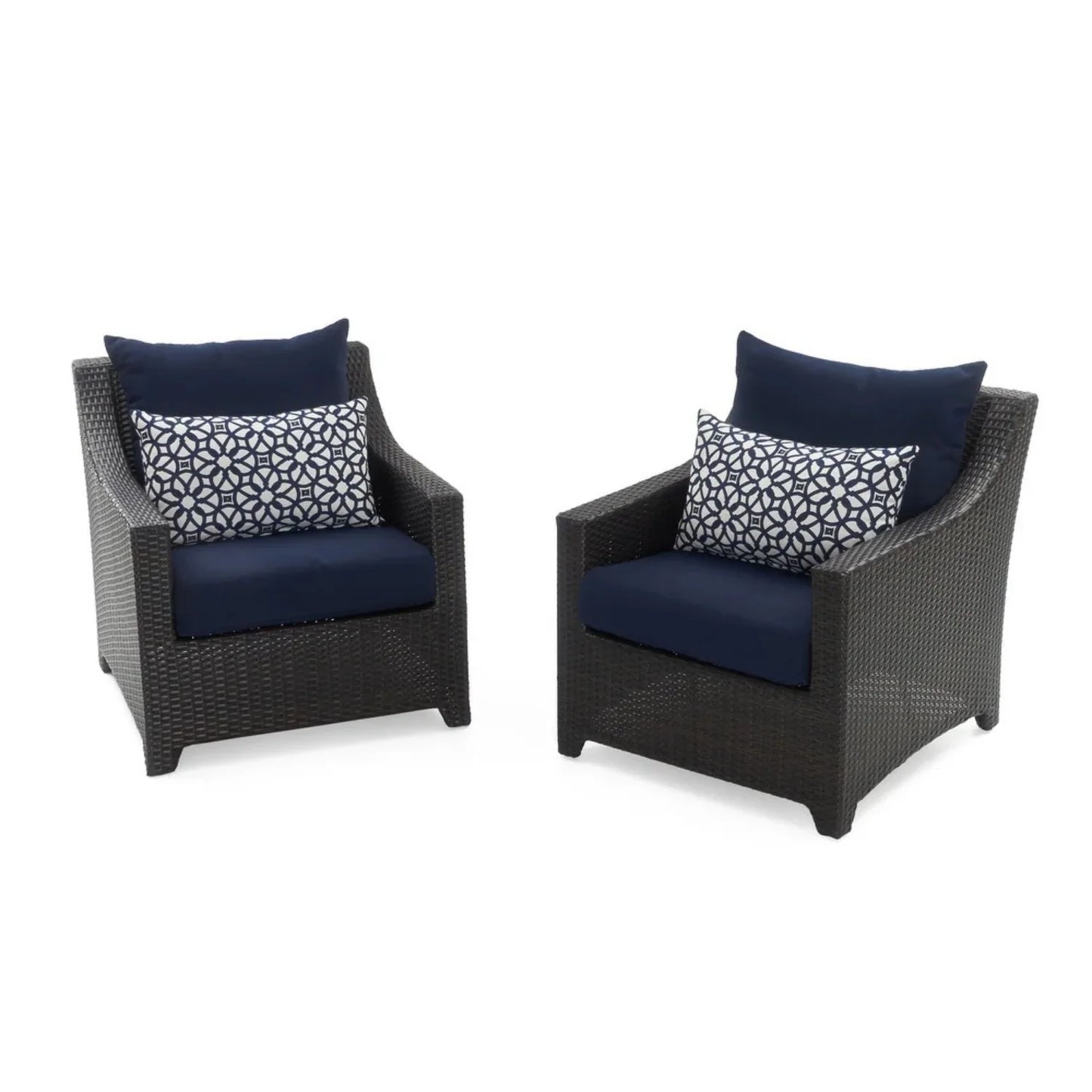 Calista All Weather Outdoor Wicker Garden L-Shape Sectional Conversation Set