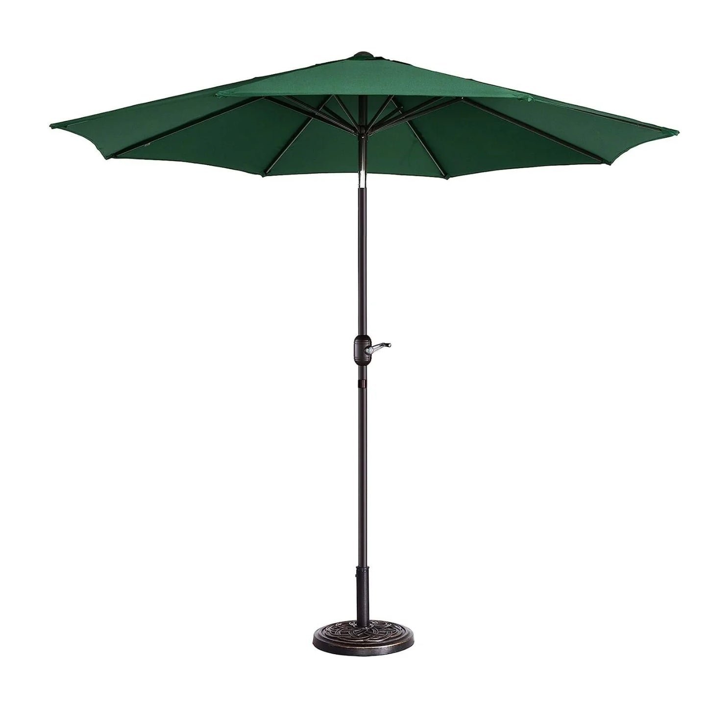 Abena 9ft Green Color Outdoor Patio Umbrella with Centre Pole
