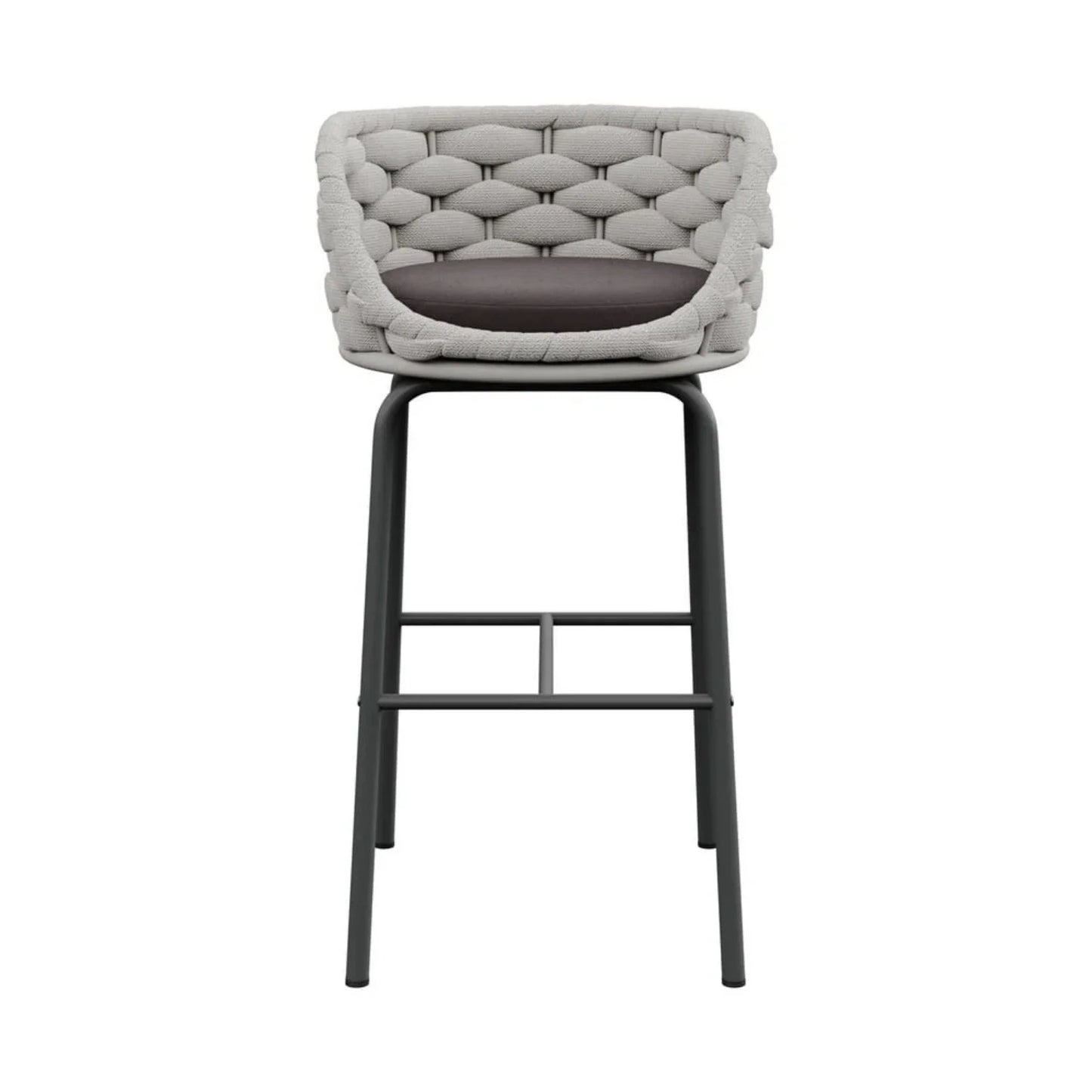 Natalia 2-Piece Outdoor Rope Bar Chairs – Stylish Comfort Built to Last