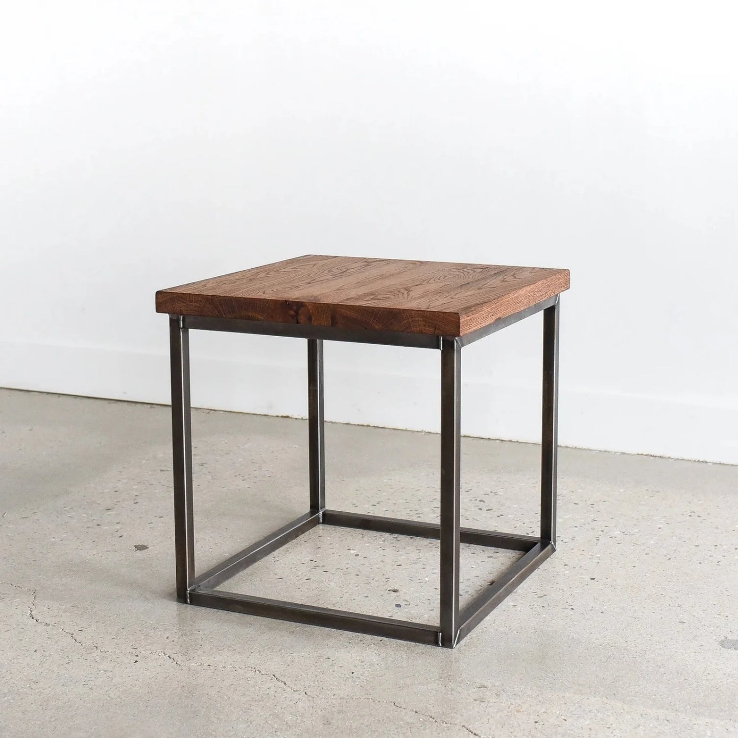 Seren Solid Sheesham Wood Top End Table