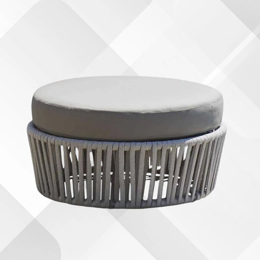 Hritika Round Outdoor Rope Footstool
