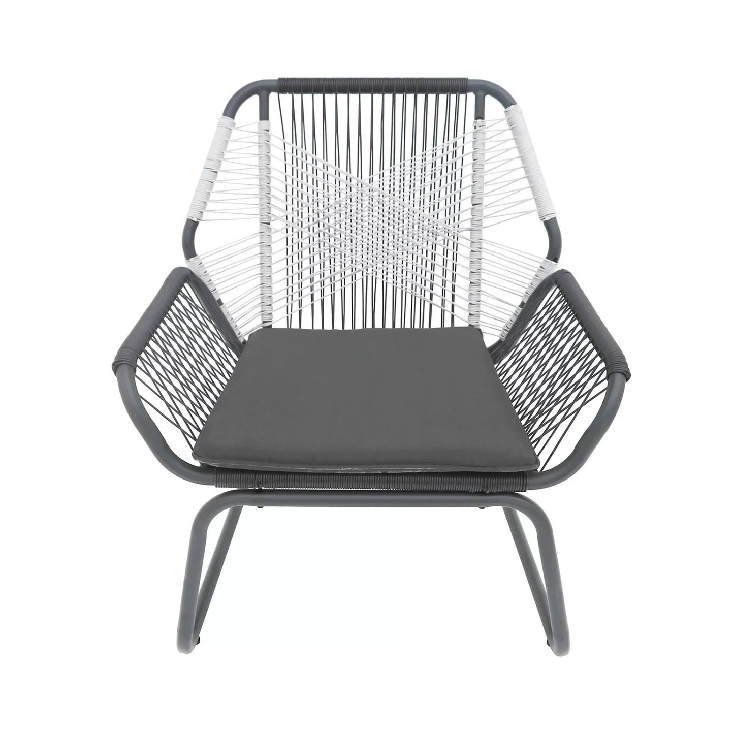 Elara Outdoor Rope Double Tone 3-Piece Patio Set