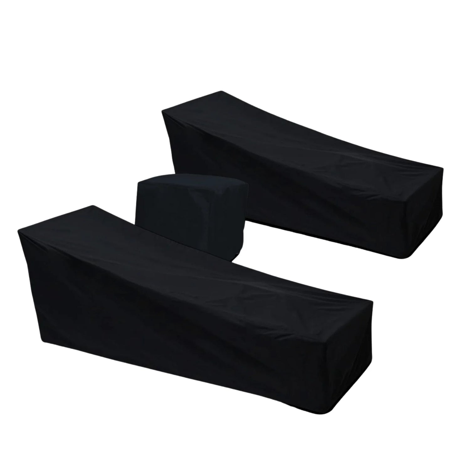 Habiba Outdoor Double Lounger With Table Cover