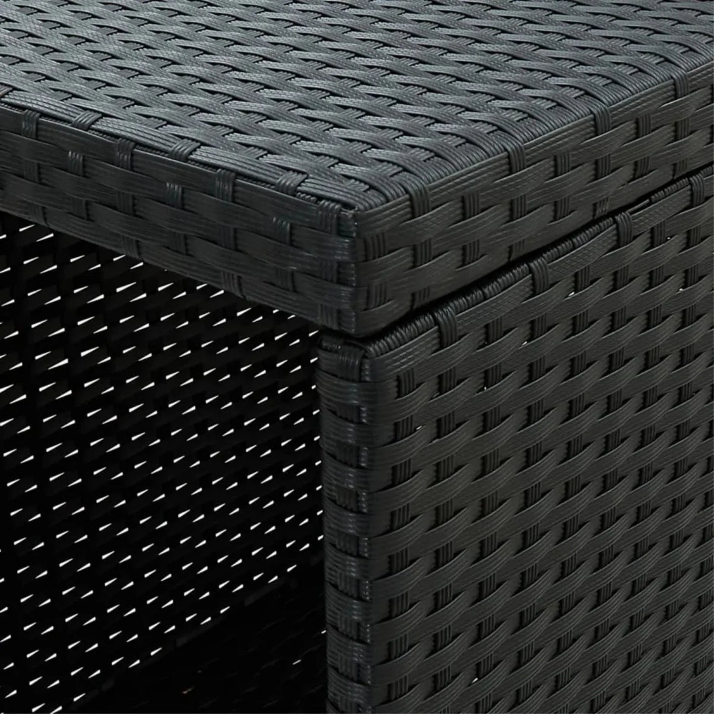 Jacinta Outdoor Rattan Wicker Bar Table with High-Top Design