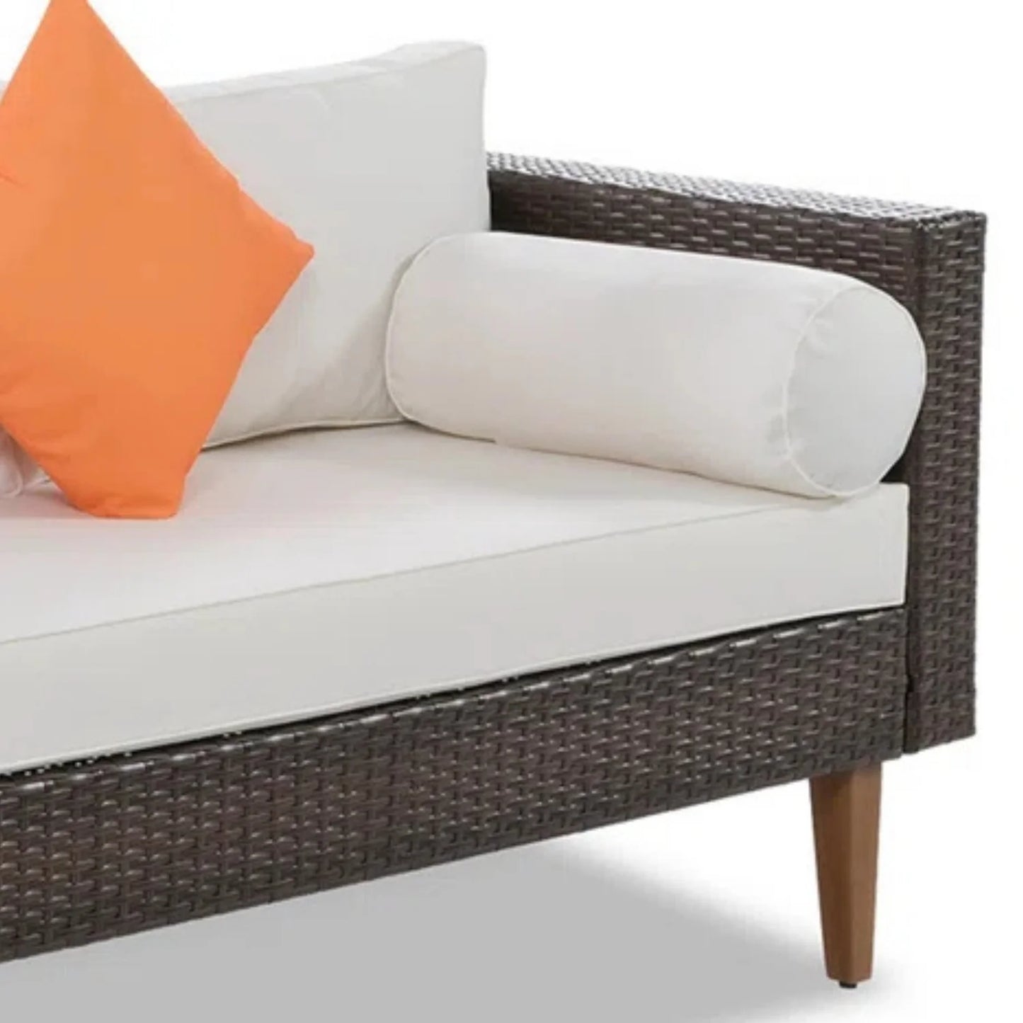 Manuela 3-Pieces Outdoor Wicker L-Shape Sofa Set