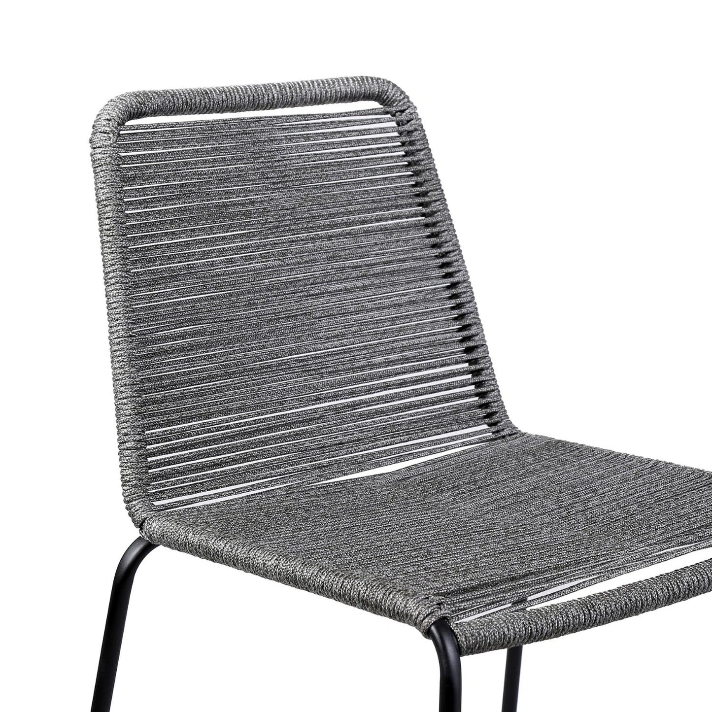 Wei 2-Piece Outdoor Rope Bar Chairs – Stylish Comfort Built to Last