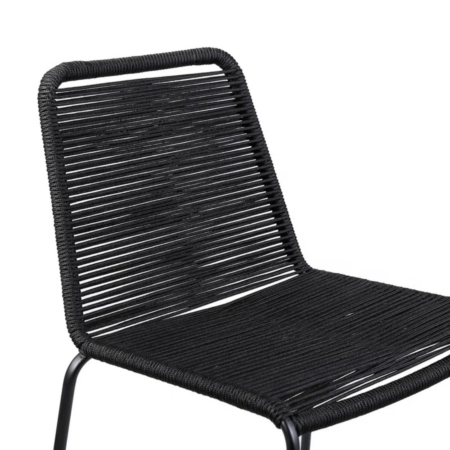 Damini 2-Piece Outdoor Rope Bar Chairs – Stylish Comfort Built to Last