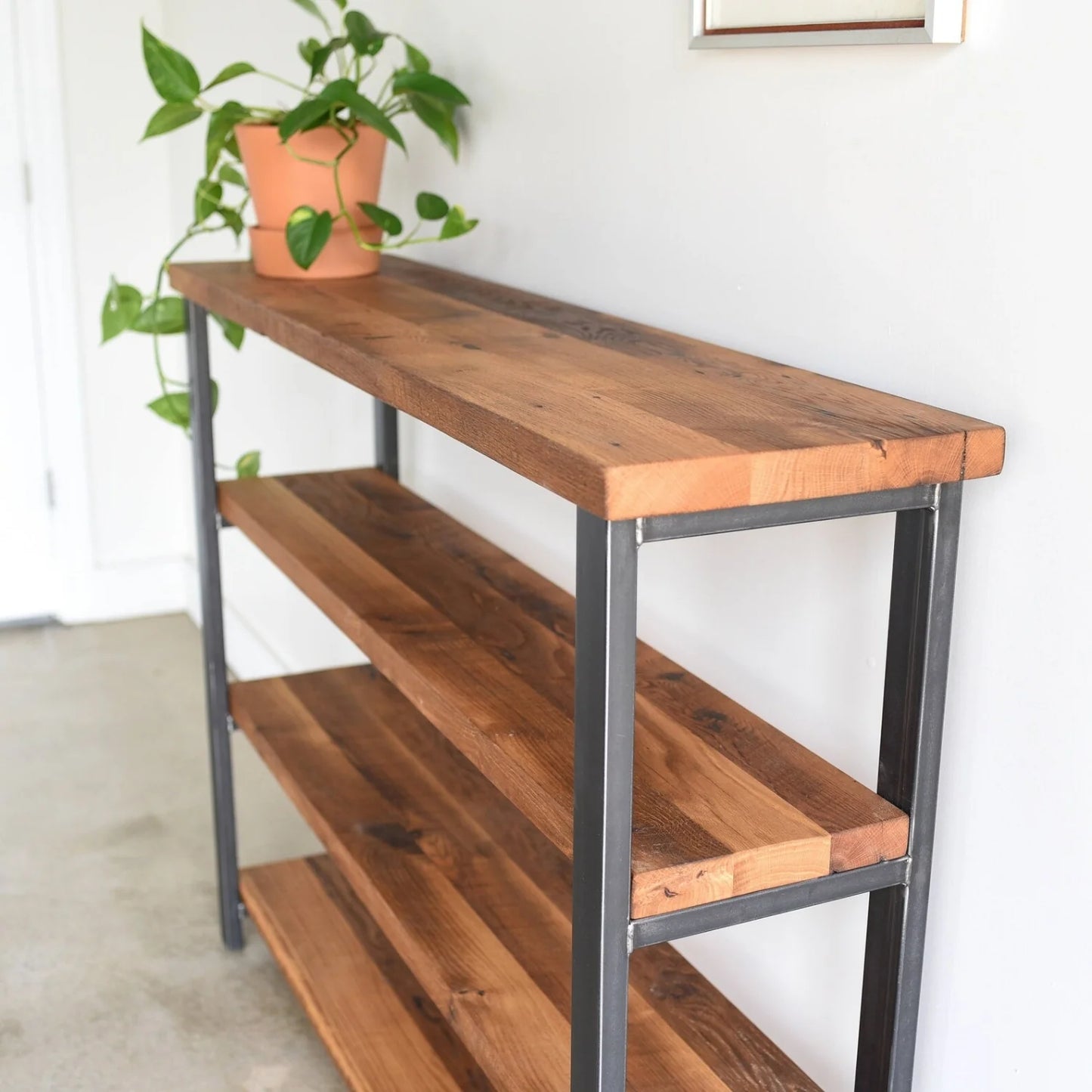 Blanca 4-Tier Sheesham Wood Top Book Shelf