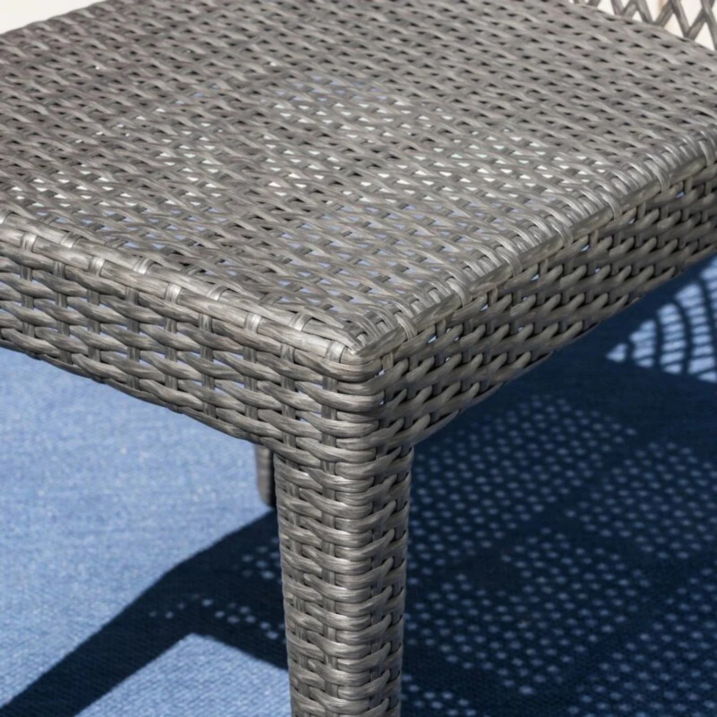 Adeela Outdoor All-Weather Resistant Rattan Wicker 5-Piece Dining Set