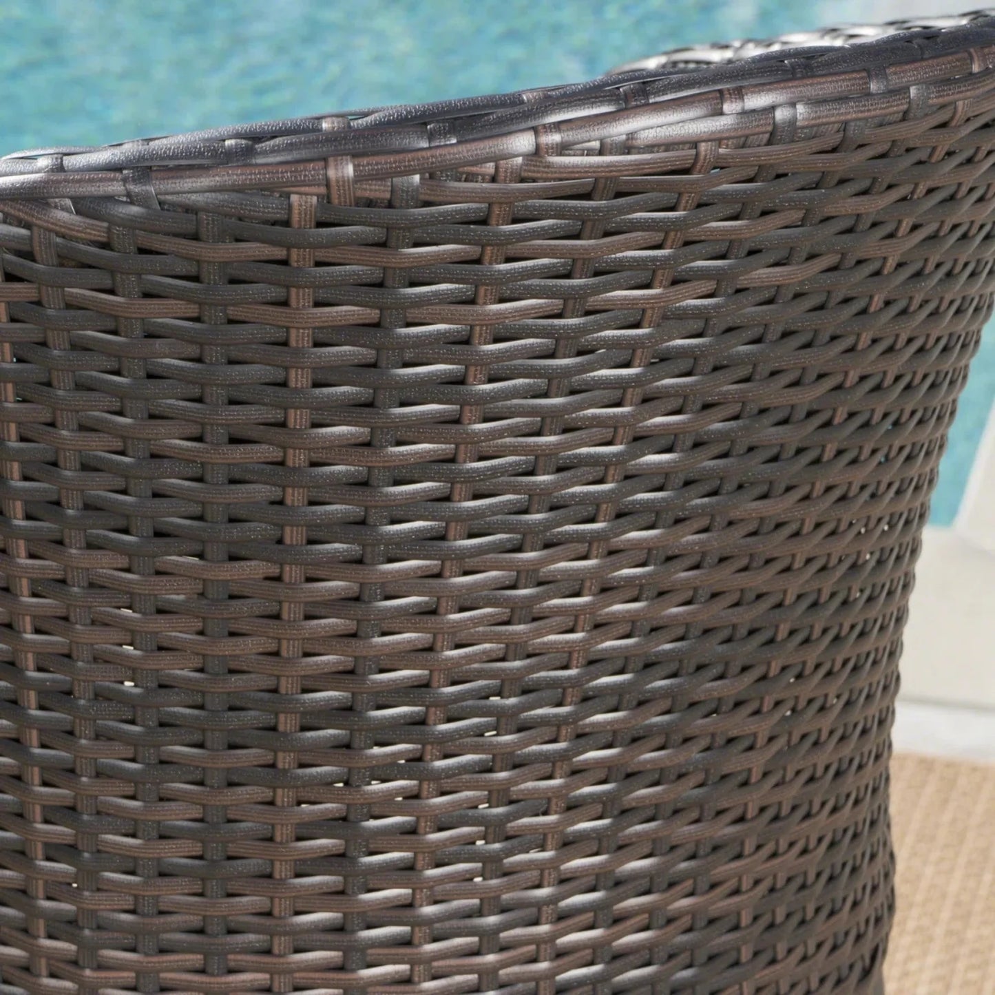 Amaris 5 Piece Outdoor Wicker Bar Set with High Top Table