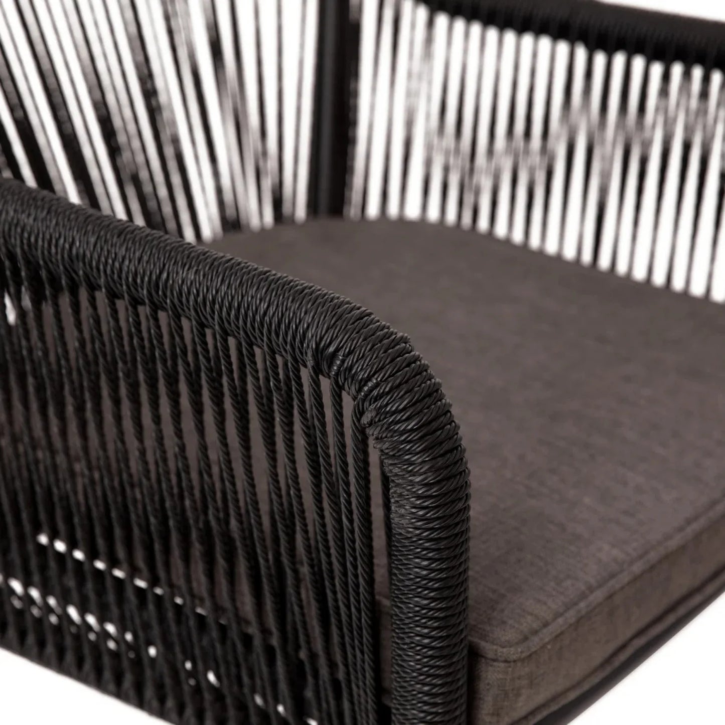 Magnolia 2-Piece Outdoor Rope Patio Dining Chairs
