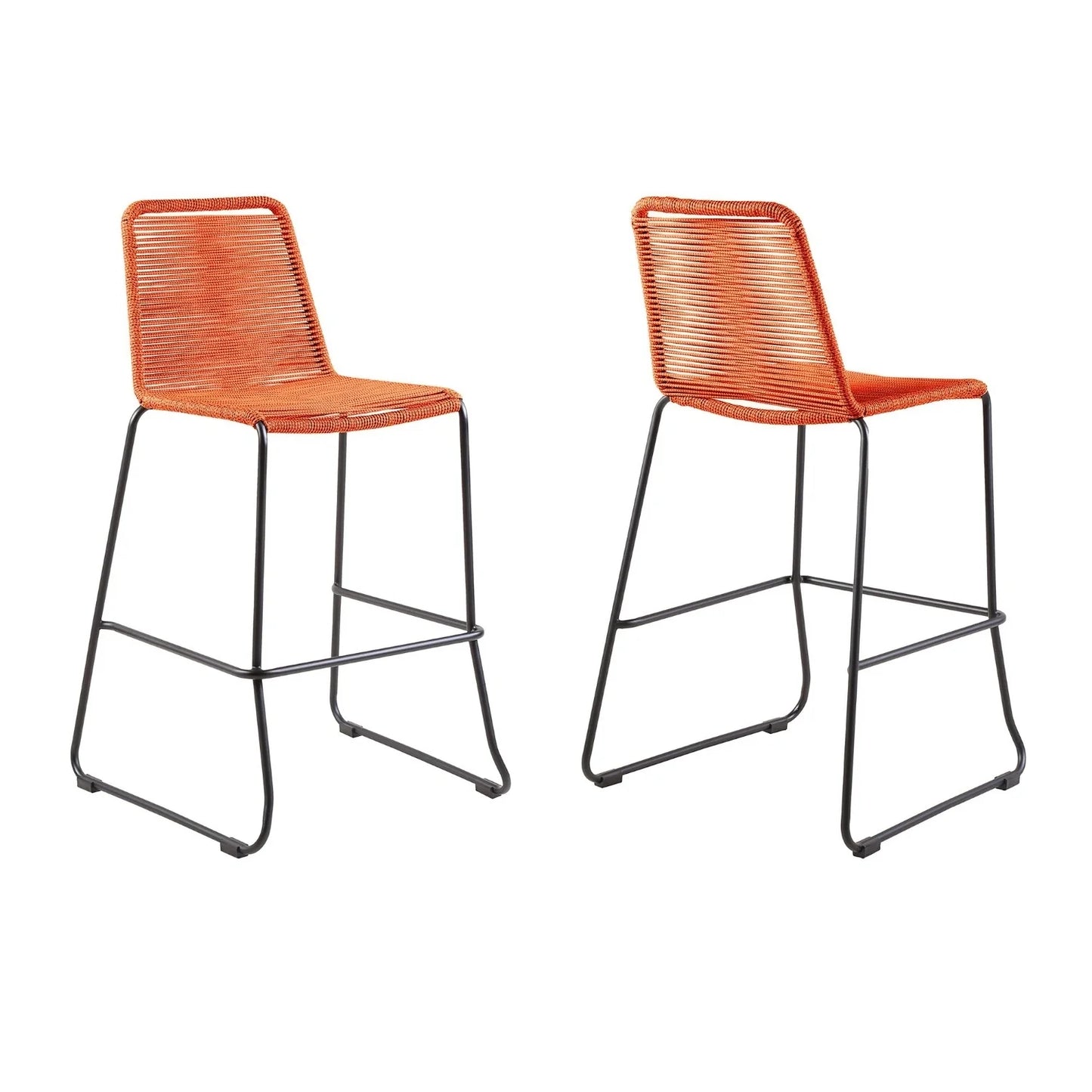 Trisha 2-Piece Outdoor Rope Bar Chairs – Stylish Comfort Built to Last