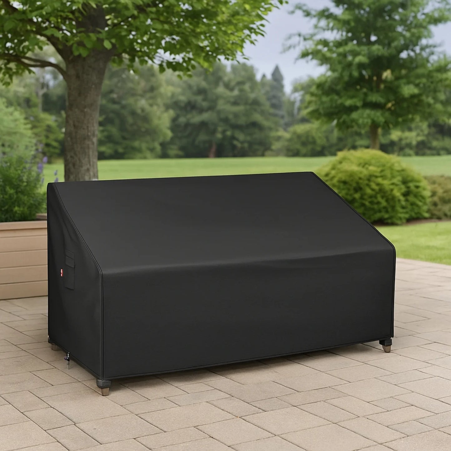 Kawkab Outdoor Double Seater Sofa With Table Cover