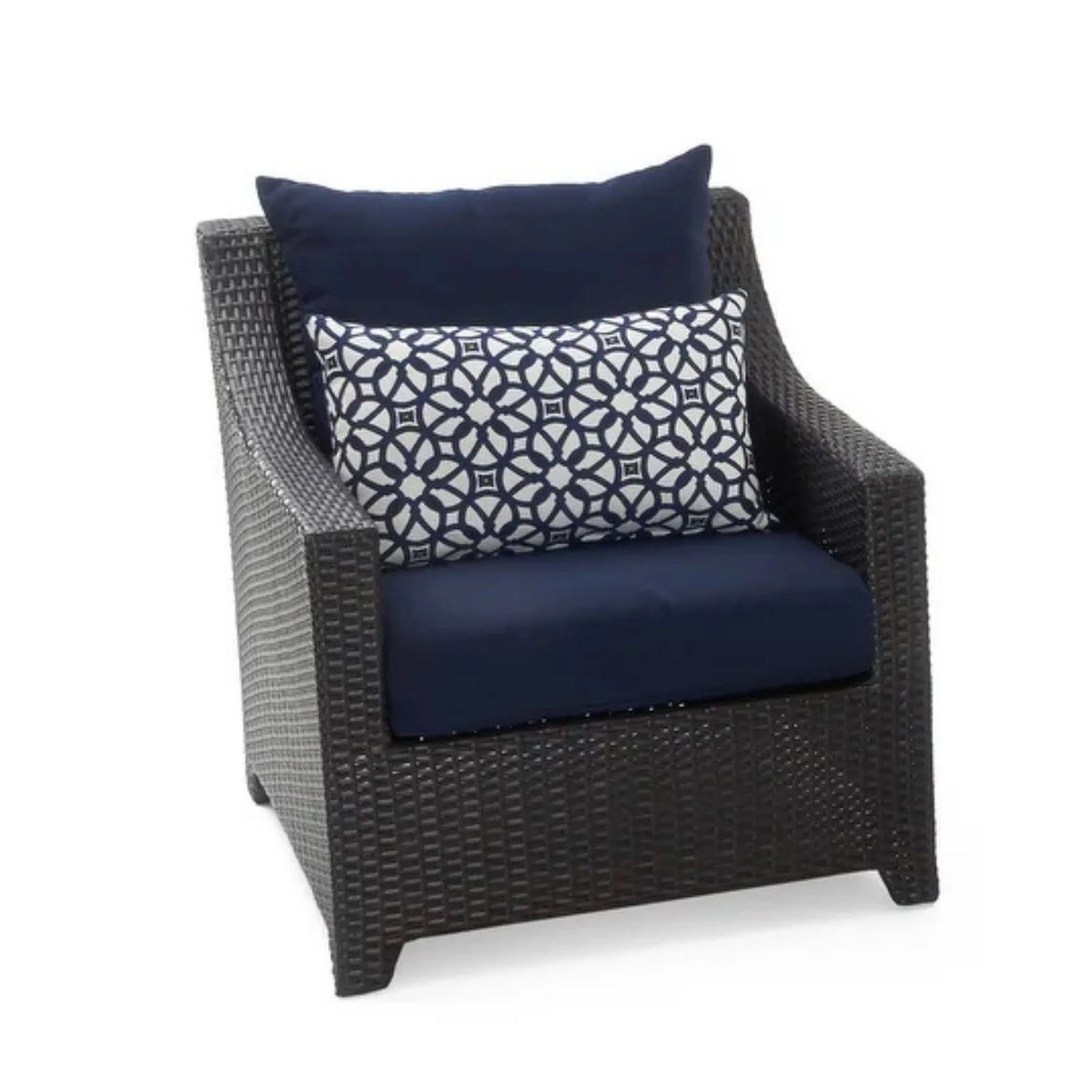 Calista All Weather Outdoor Wicker Garden L-Shape Sectional Conversation Set