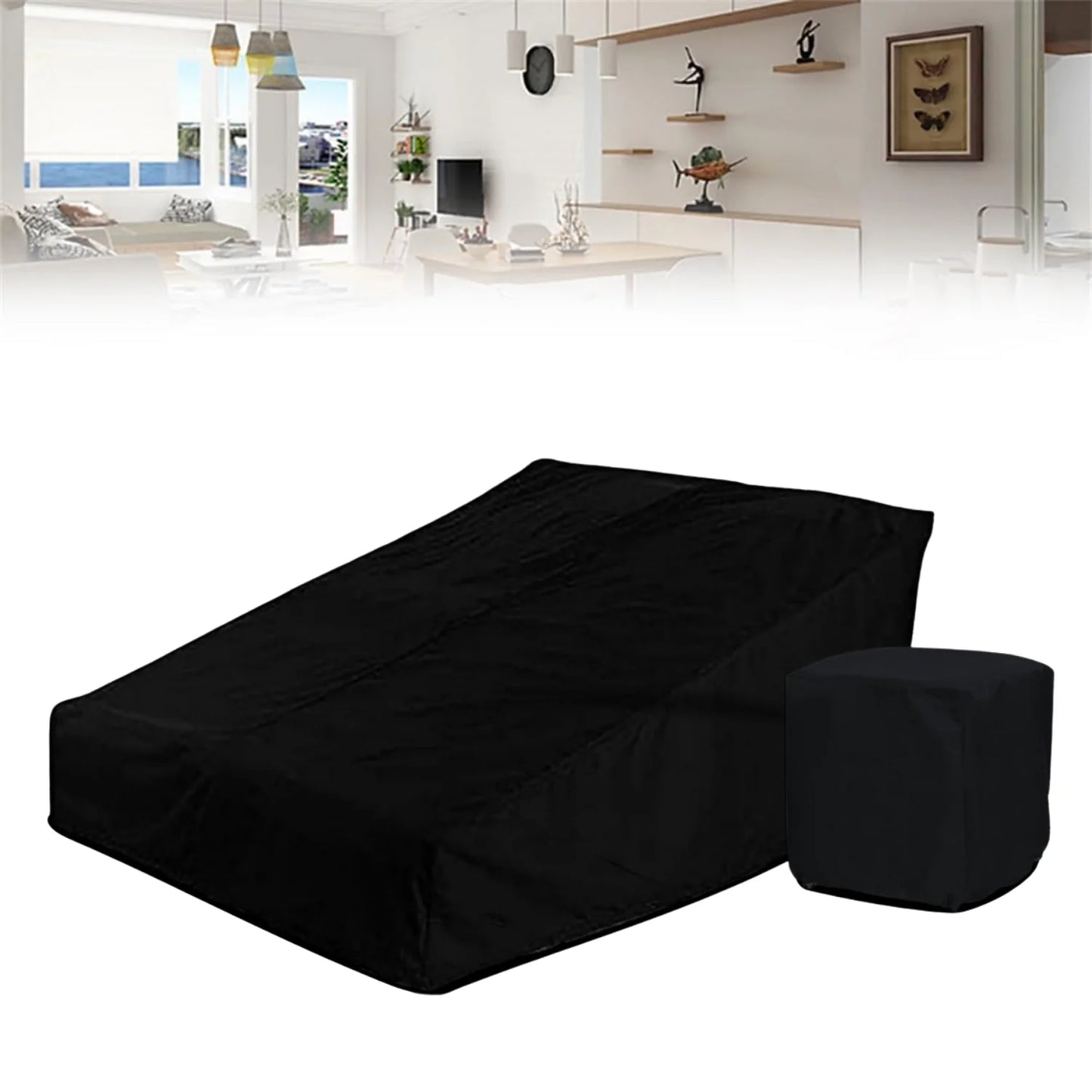 Farida Outdoor Daybed With Table Cover