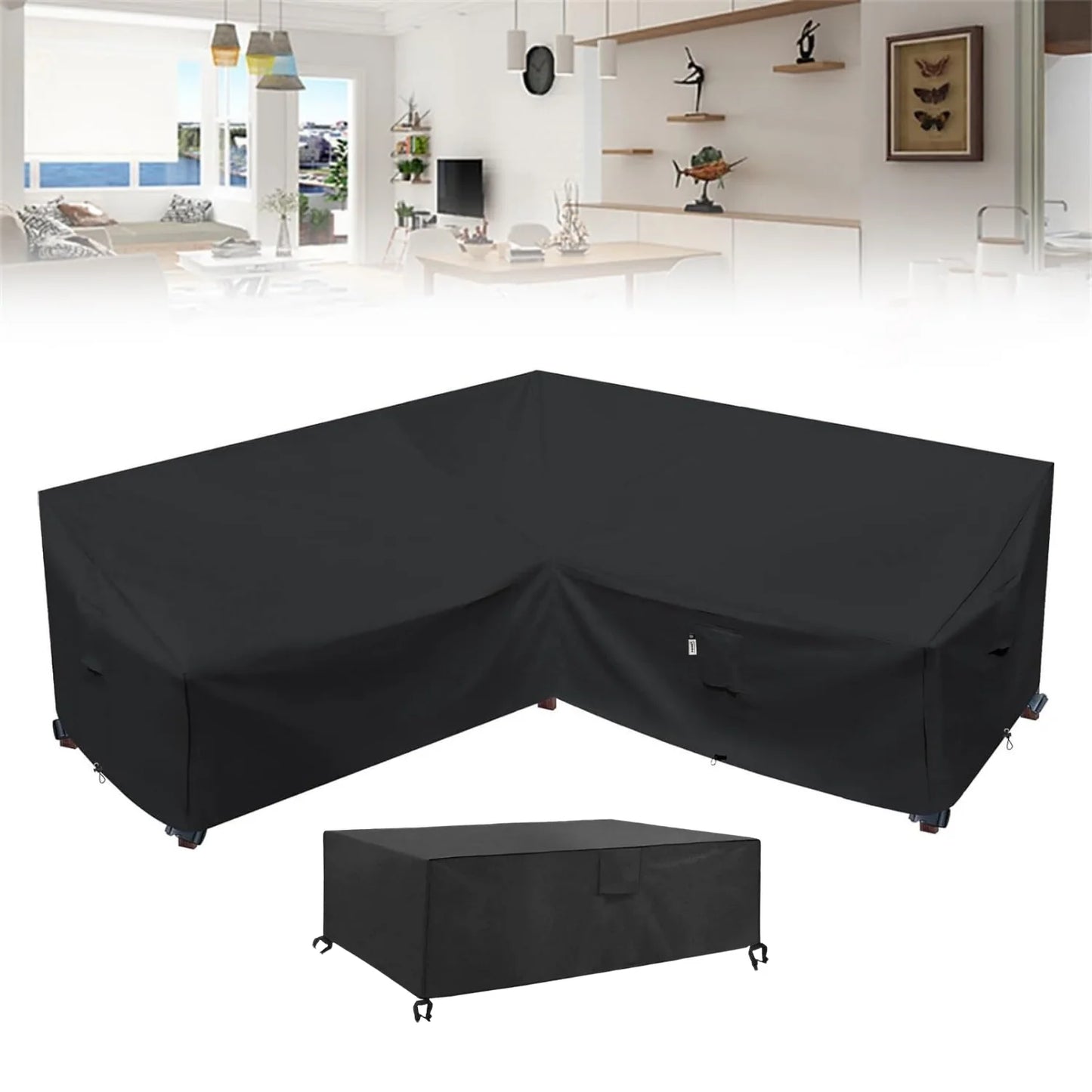 Ayla L-Shape Sofa Set Cover