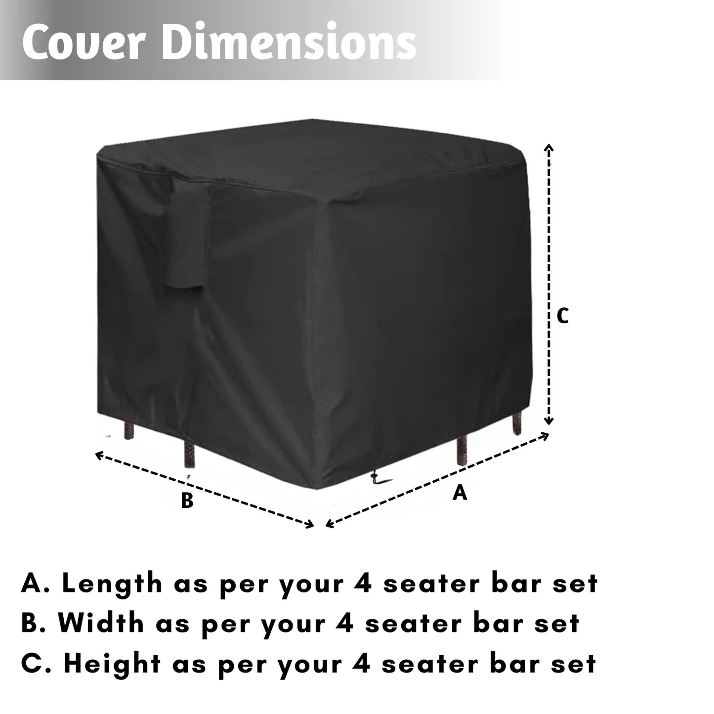 Rituparna Outdoor 4+1 Bar Set Cover