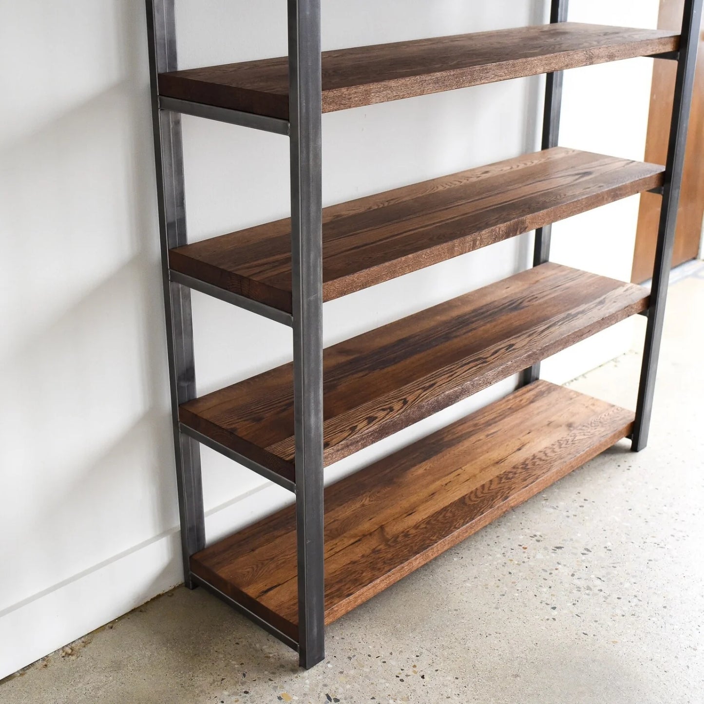 Areum 6-Tier Sheesham Wood Top Book Shelf