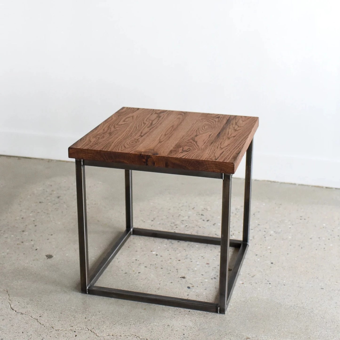 Seren Solid Sheesham Wood Top End Table