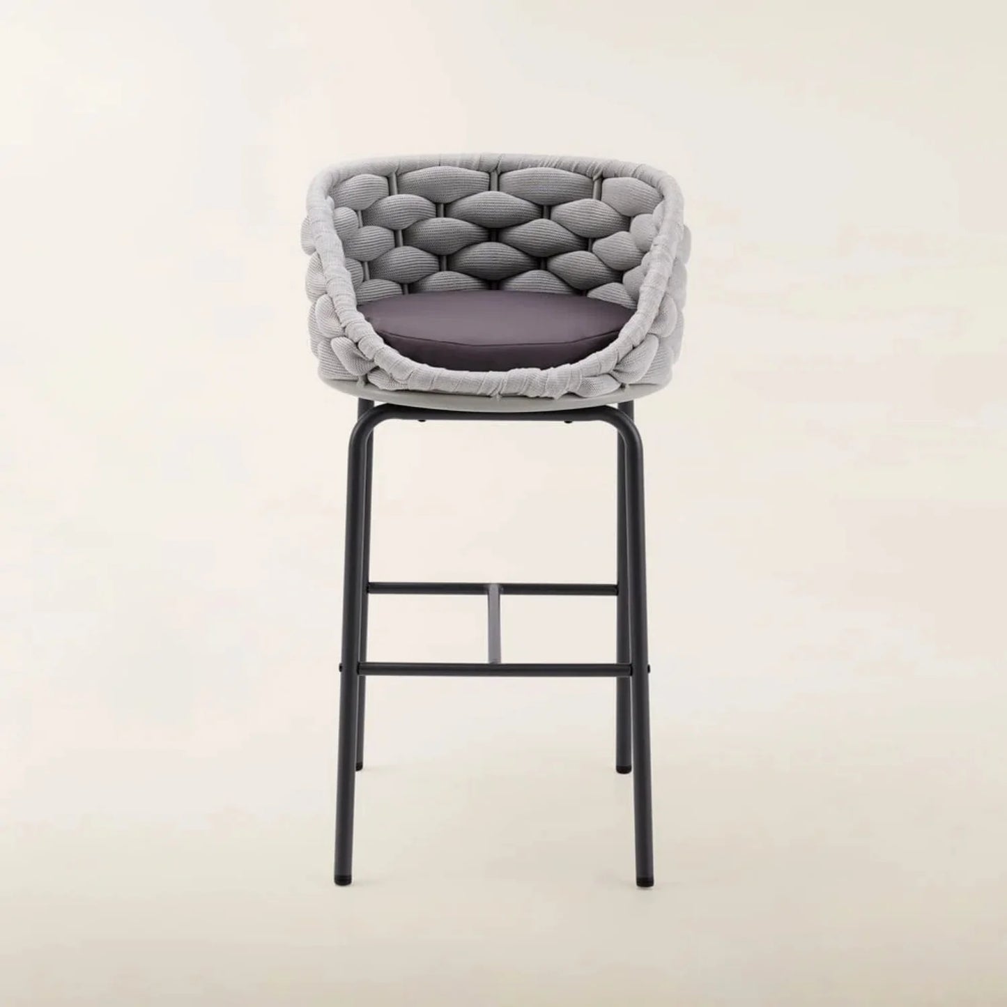 Natalia 2-Piece Outdoor Rope Bar Chairs – Stylish Comfort Built to Last