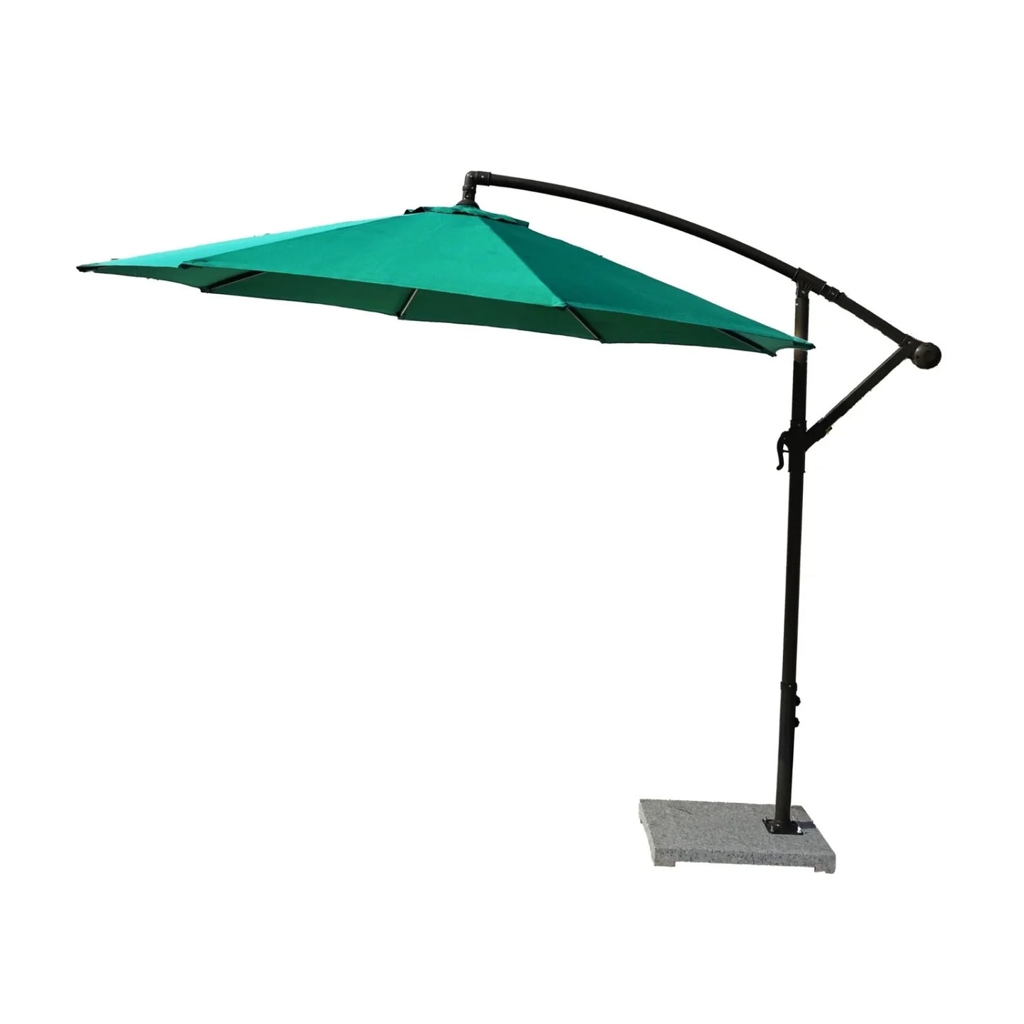 Rutendo 9 Ft Outdoor Offset Cantilever Patio Umbrella with Marble Base