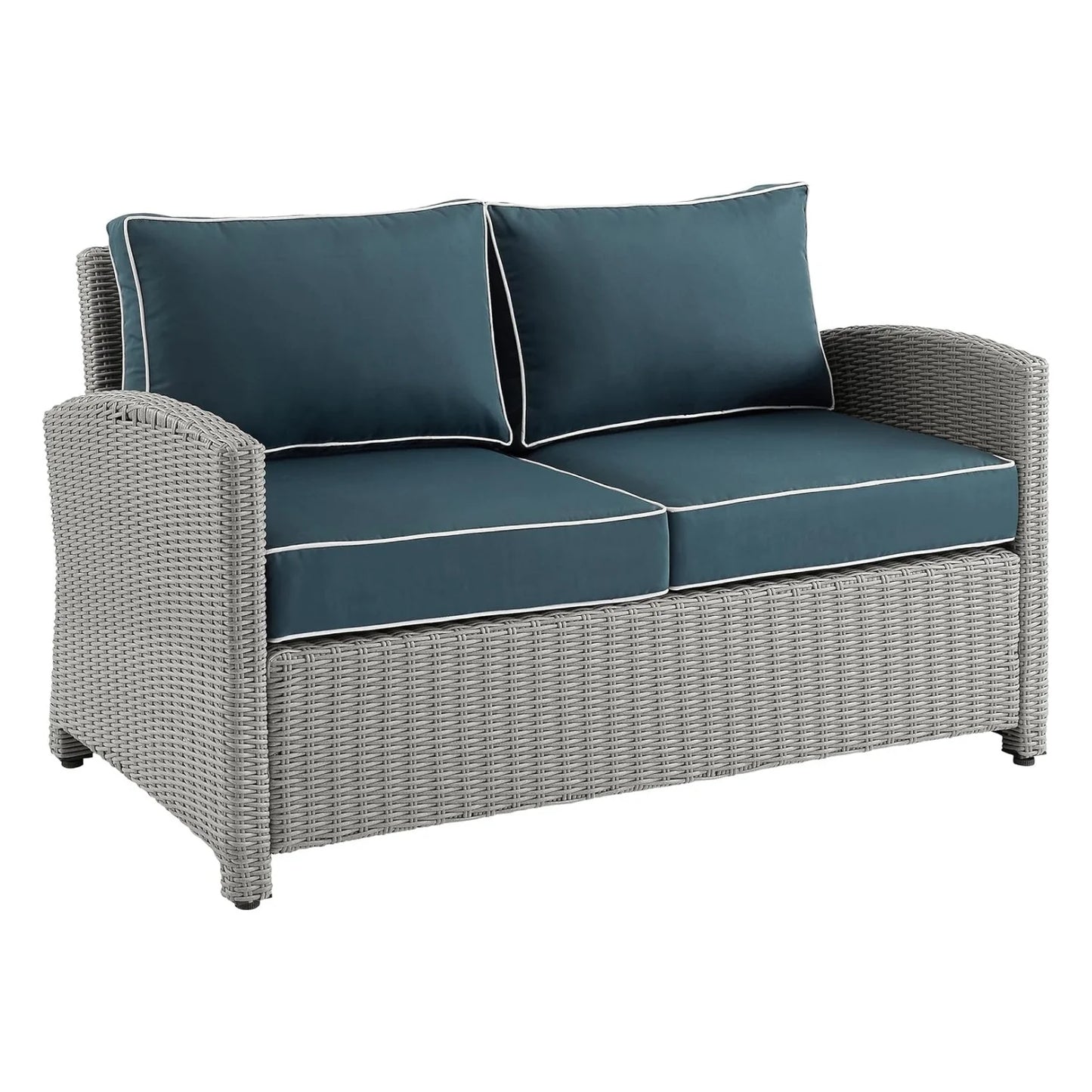 Zoe 4 Pieces Patio Furniture Set, Outdoor Sectional Sofa