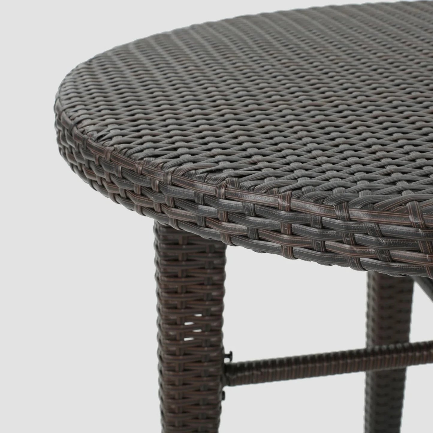 Amaris 5 Piece Outdoor Wicker Bar Set with High Top Table