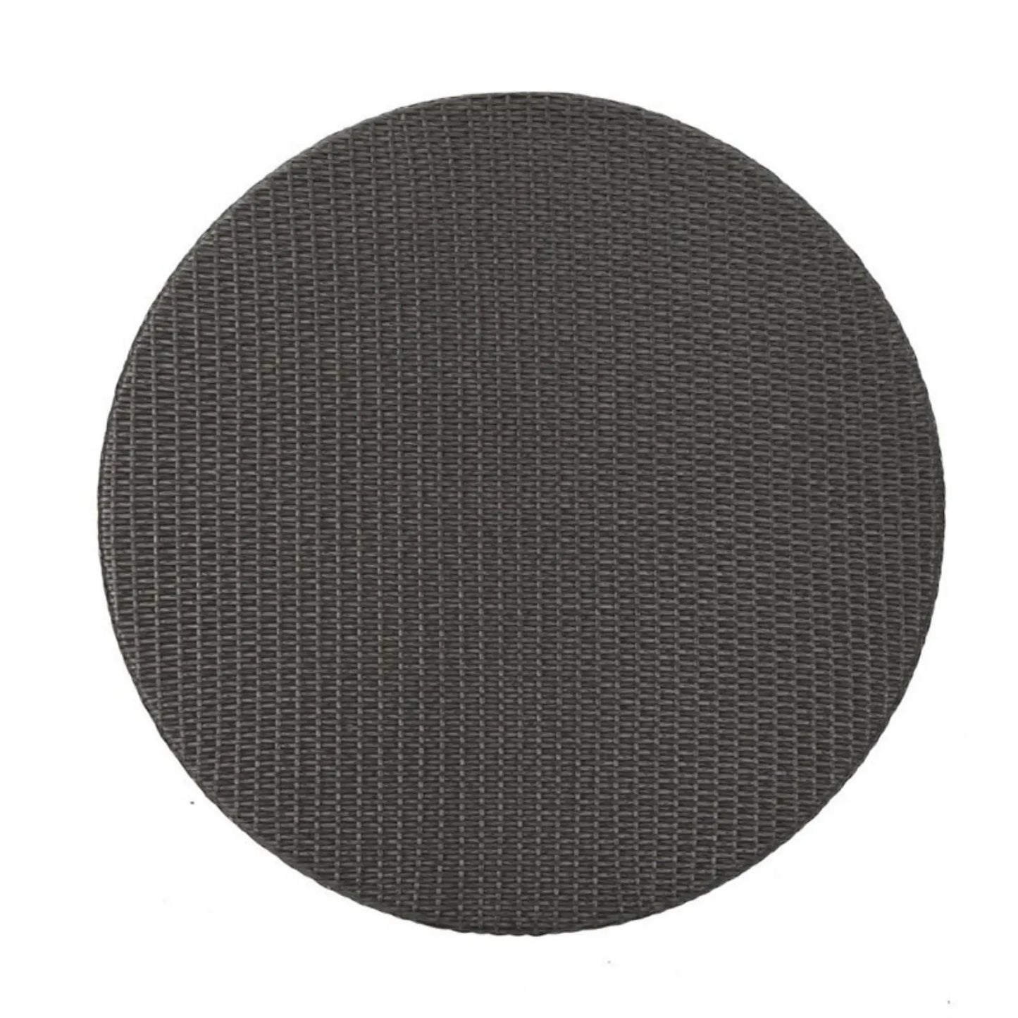 Outdoor Wicker Round Patio Dining Table (Dark Brown)