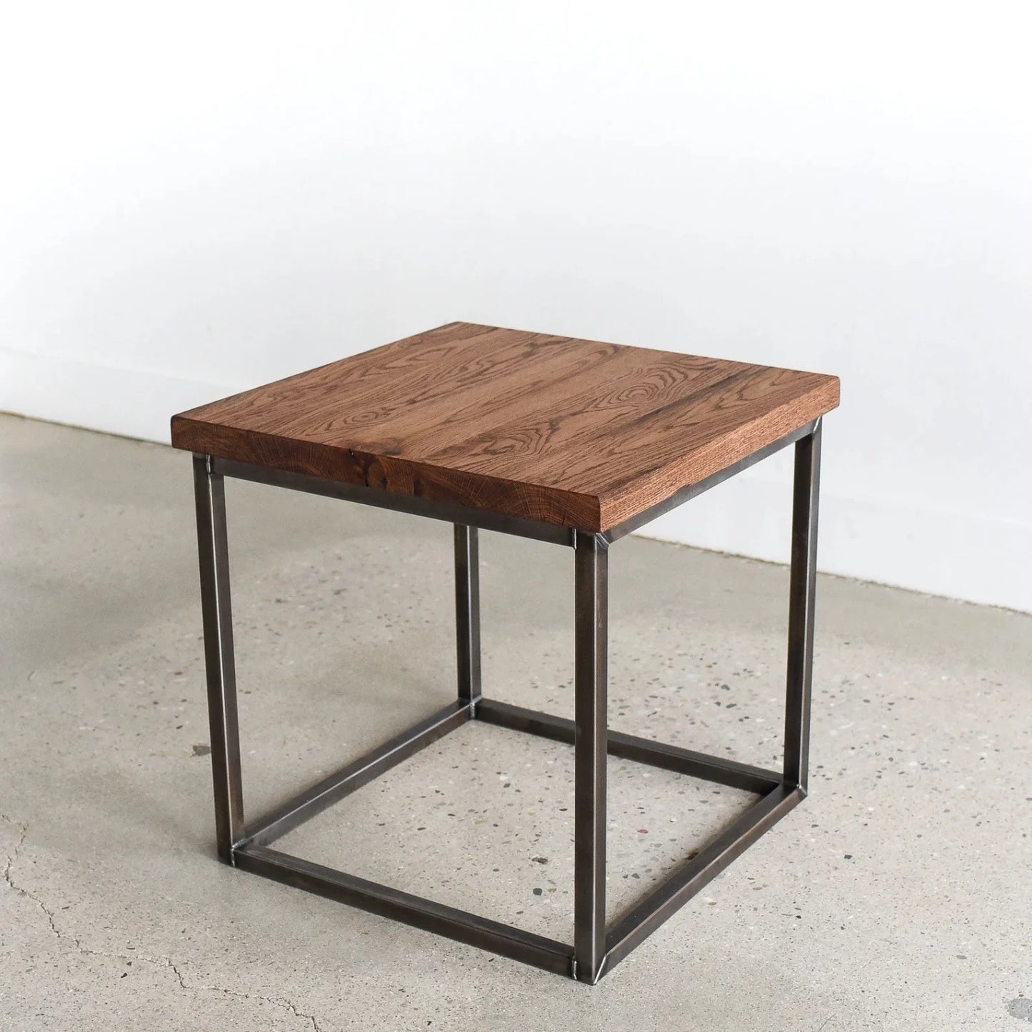 Seren Solid Sheesham Wood Top End Table