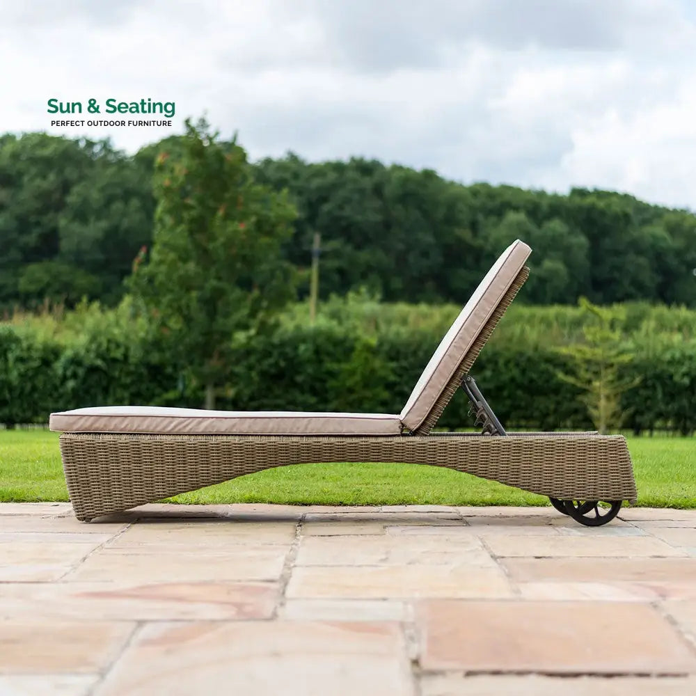 Lynet Outdoor Swimming Poolside Lounger Set of 2 (Arabica) Loungers