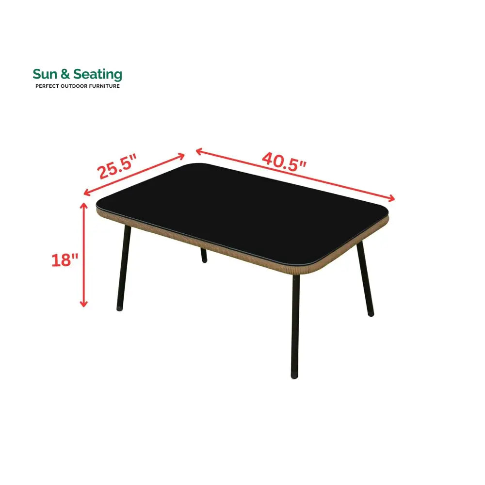 Parna Outdoor Garden Balcony Sofa Set 2 Seater 2 Single Seater 1 Center Table Set Braided and Rope Sofa Sets