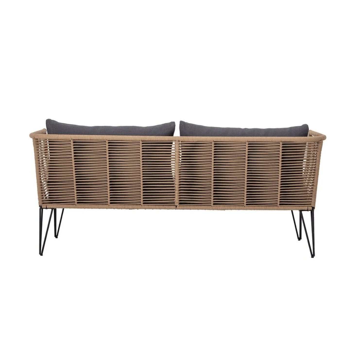 Prisha 1-Piece Outdoor Rope Loveseat Sofa