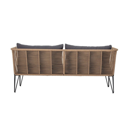 Prisha 1-Piece Outdoor Rope Loveseat Sofa