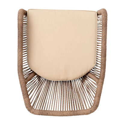 Sonal 2-Piece Outdoor Rope Patio Dining Chairs
