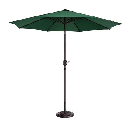 Abena 9ft Green Color Outdoor Patio Umbrella with Centre Pole