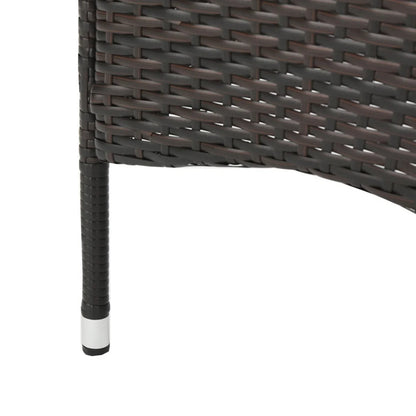 Hailey 2-Piece Outdoor Rattan Wicker Patio Dining Chairs