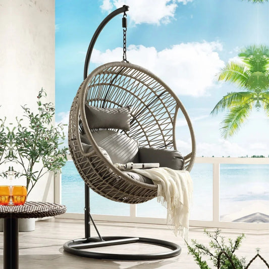 Kashvi Rope Swing Chair (Grey)