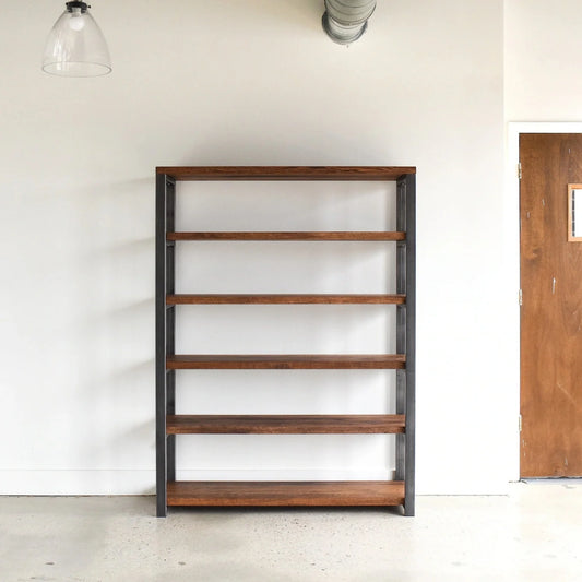 Areum 6-Tier Sheesham Wood Top Book Shelf
