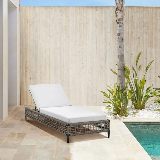 Najwa Outdoor All-Weather Rope Lounger with Cushions