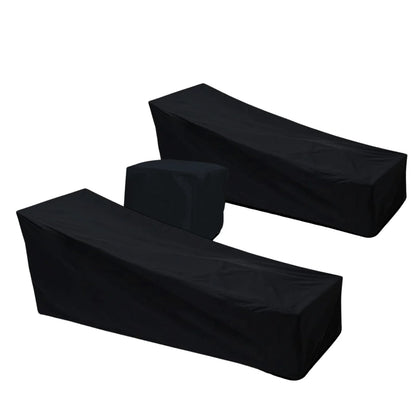 Habiba Outdoor Double Lounger With Table Cover
