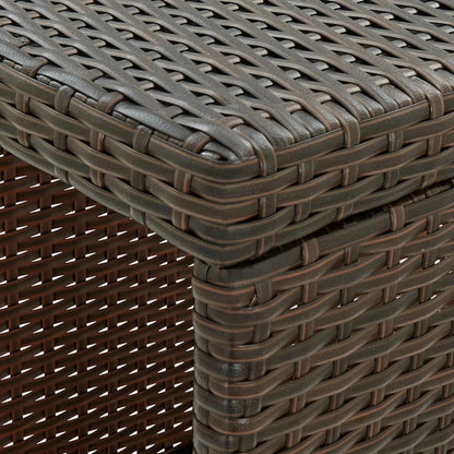 Maravilla Outdoor Rattan Wicker Bar Table with High-Top Design
