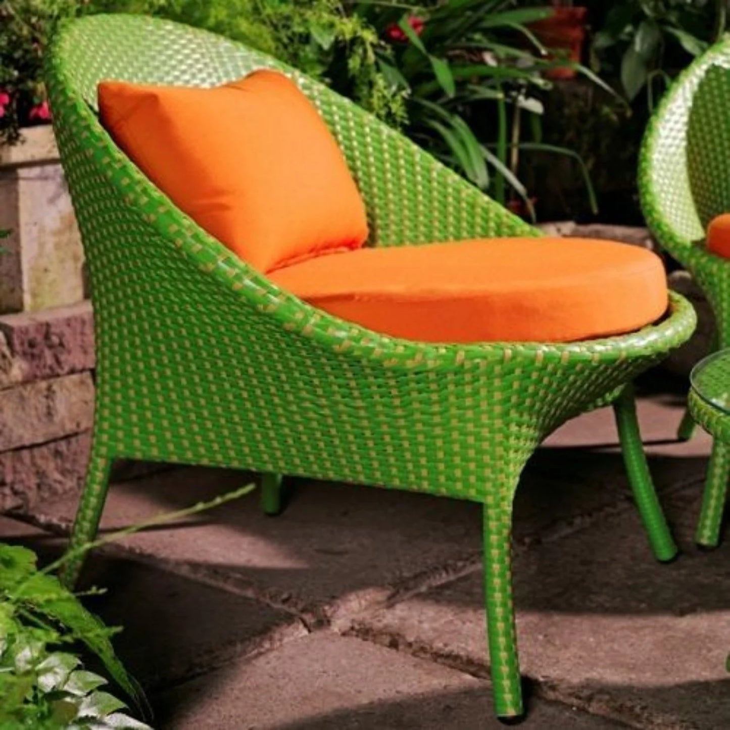 Kiranmayi Outdoor All-Weather Resistant Rattan Wicker 5-Piece Dining Set