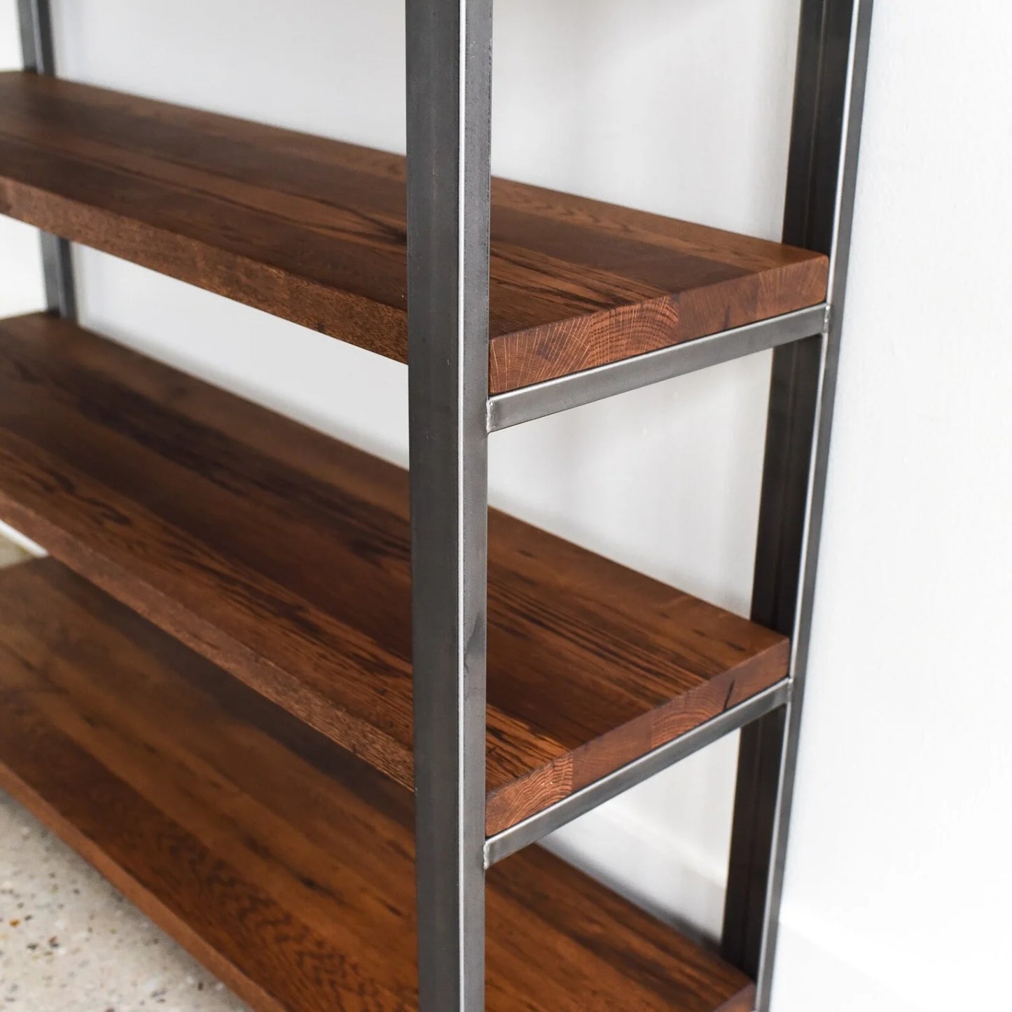 Areum 6-Tier Sheesham Wood Top Book Shelf
