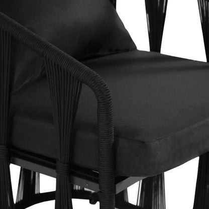 Greer Outdoor Rope 3-Piece Patio Set