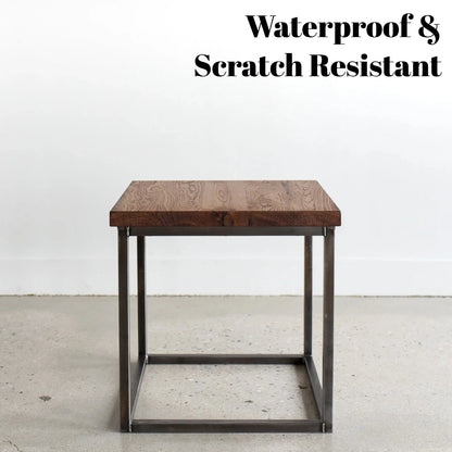 Seren Solid Sheesham Wood Top End Table