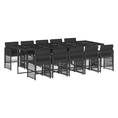 Sanika 10 Seater Outdoor Rattan Wicker Dinning Set